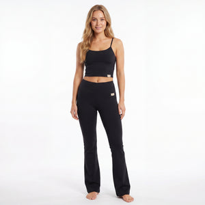 Flared Yoga Pants Scallop