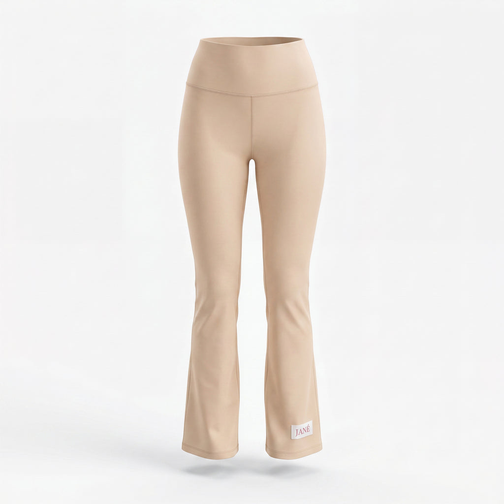 Flared Yoga Pants Scallop